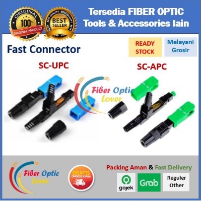 FAST CONNECTOR SC-UPC / SC-APC - KONEKTOR FIBER OPTIK SC UPC APC