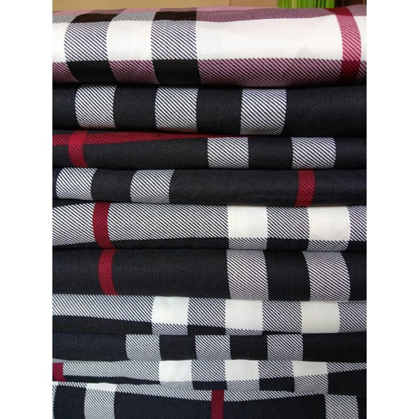 NEW~Kain Kiloan Motif Kotak / Toko Rizwan