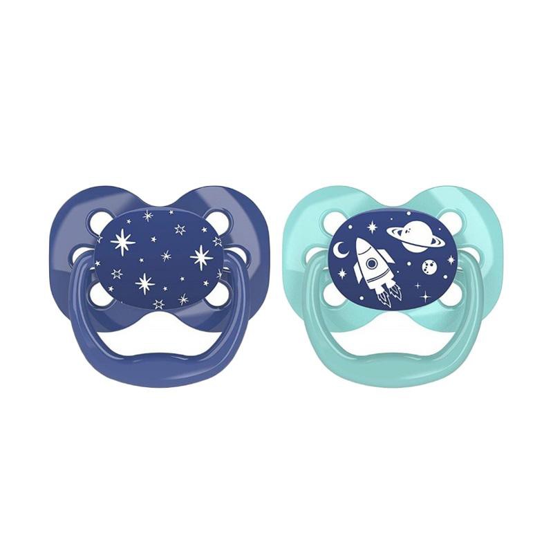 Dr. Brown's Advantage Pacifier Stage 1 ( 0-6m) 2 Pack Empeng Bayi