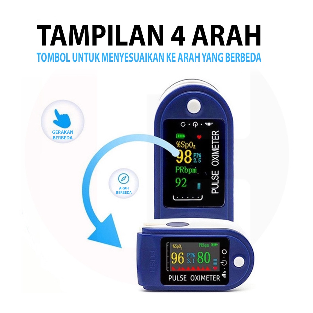 PULSE OXIMETER OXYMETER PINGERTIP GENERAL CARE ORIGINAL ALAT PENGUKUR KADAR OKSIGEN OKSIMETER DALAM DARAH/JANTUNG