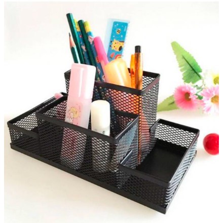 

Memo Holder Pendek 4 Sekat Desk Set Organizer Tempat Pensil