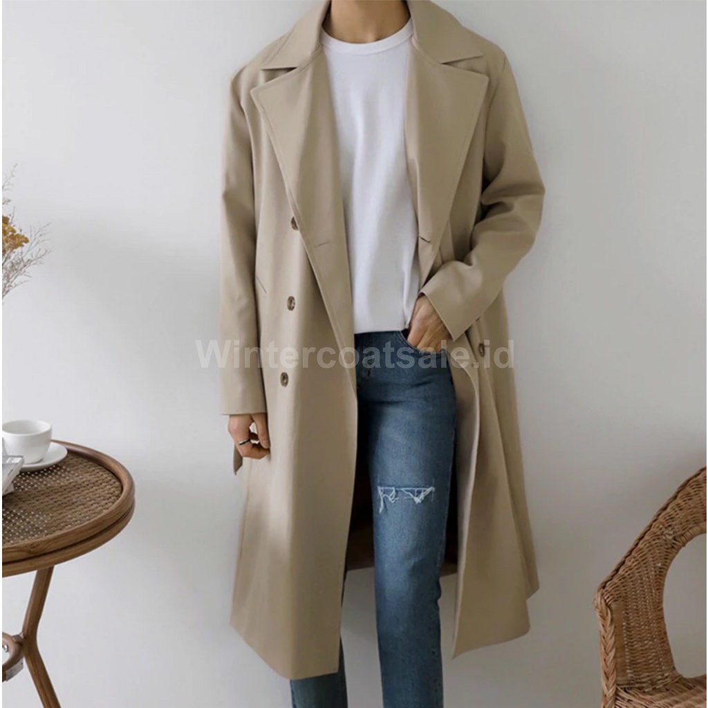 Coat Pria Premium Tebal Bahan Wool - WCS 59
