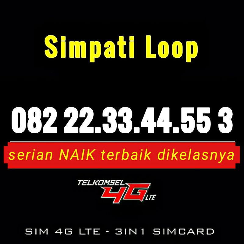 Nomor cantik simpati 0822