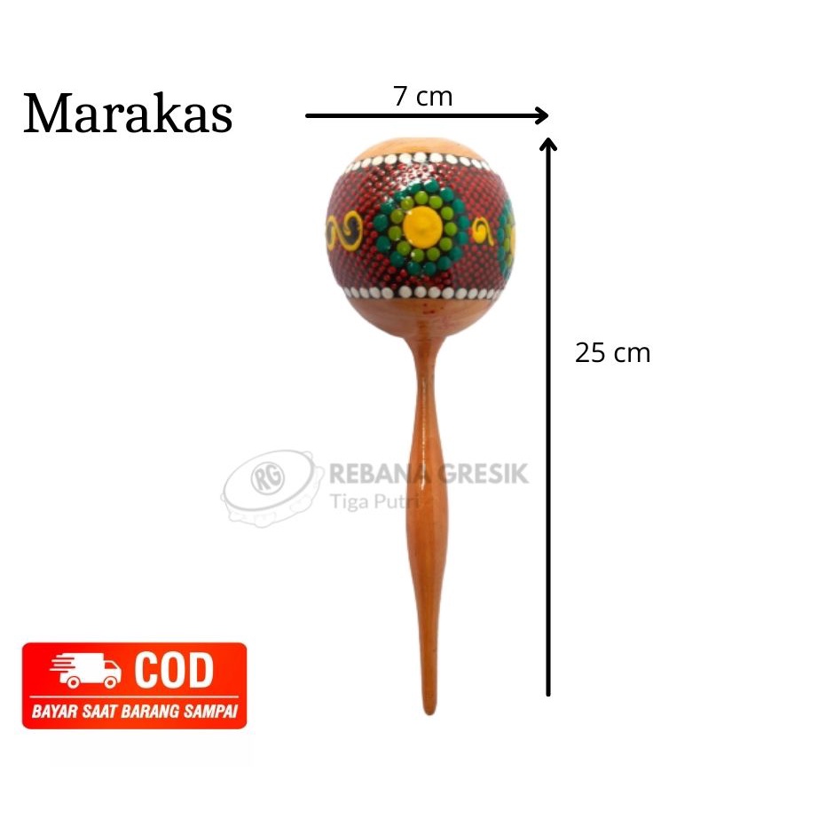 Alat Musik Marakas / Maracas/ Alat Musik Anak Marakas/ alat musik anak/ mainan anak edukasi