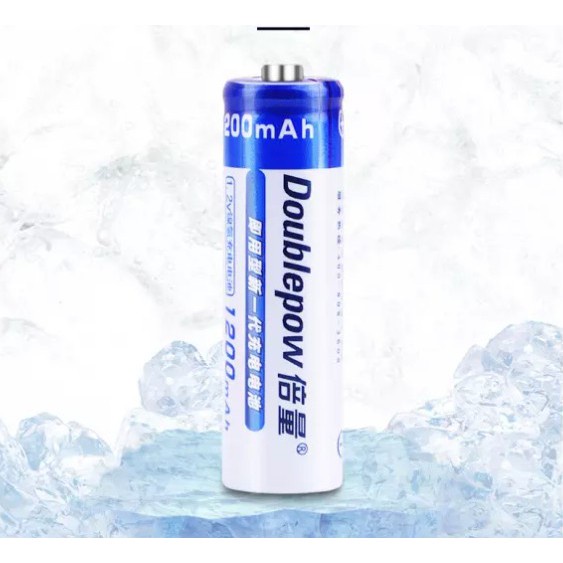 DOUBLEPOW Battery Baterai Alkaline Rechargeable Cas AA 1200mAh 1 Pcs