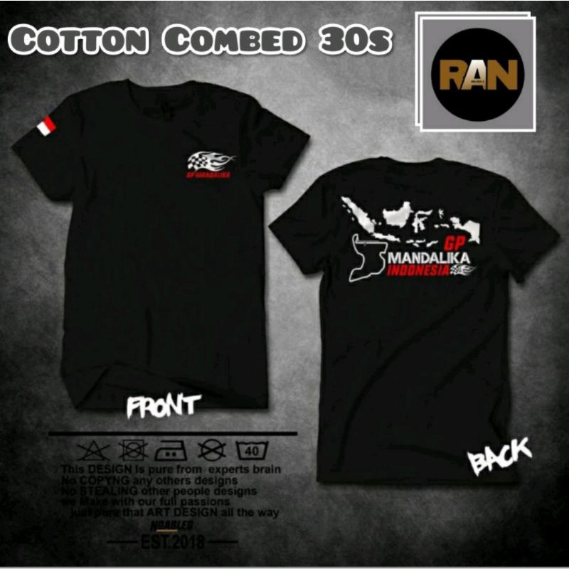 KSK KAOS BAJU MANDALIKA RACING TEAM PETA INDONESIA LOMBOK MANDALIKA