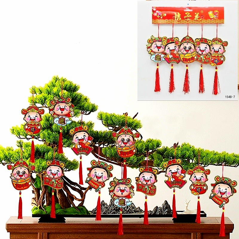 

Angpao Imlek Angpao Gantung Imlek Macan Caisen Netral isi 5 Gantungan Pohon Sincia