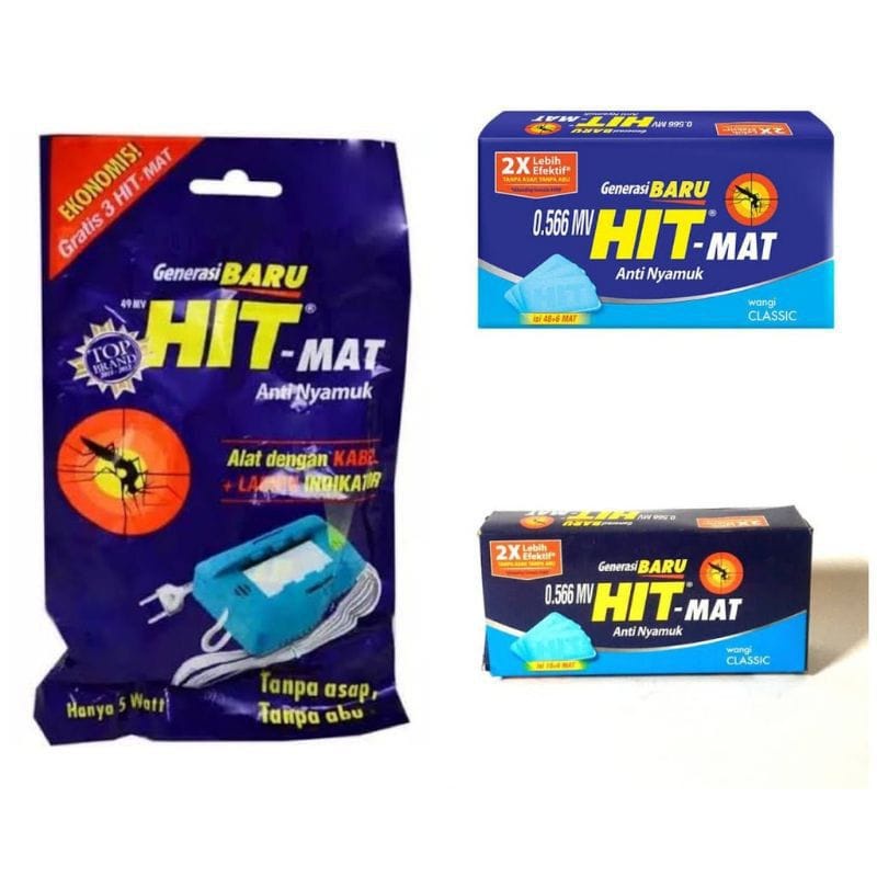 HIT MAT ALAT ANTI NYAMUK & ALAT REFIL ANTI NYAMUK LISTRI/OBAT NYAMUK ELEKTRIC