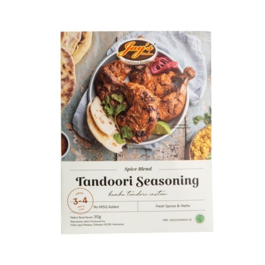 

Jay's Tandoori Seasoning Special Blend Bumbu Tandori Instant 30gr Healthy Wagyu