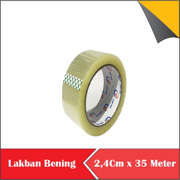 

ISOLASI SELOTIP BAN BENING 1 inch per tabung 6 roll SOLASI TAPE
