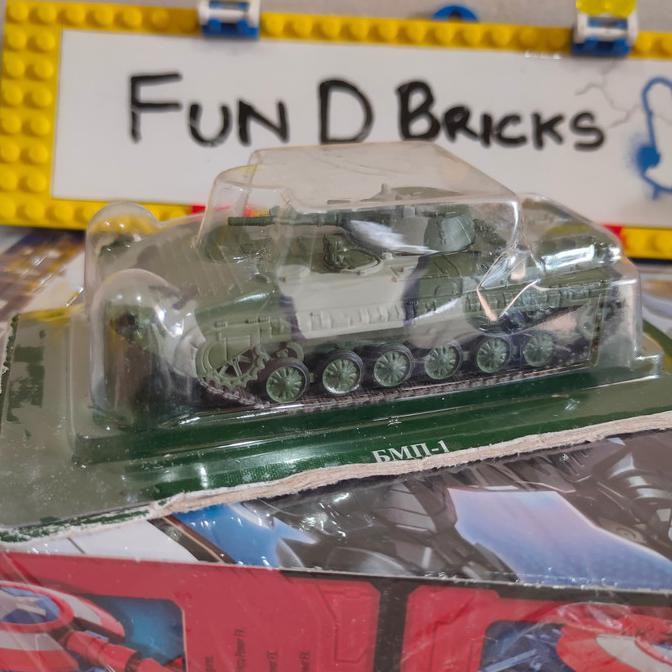 Mainan Anak Tank Diecast Militer BMP-1 Camouflage Green