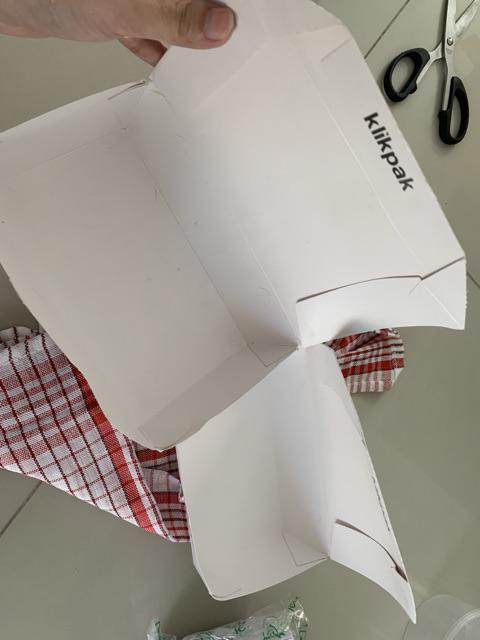 Lunch Box Isi 50 Ukuran M Dan L Harga Pack Paper Box Wadah Makanan Saji Instan Box Nasi