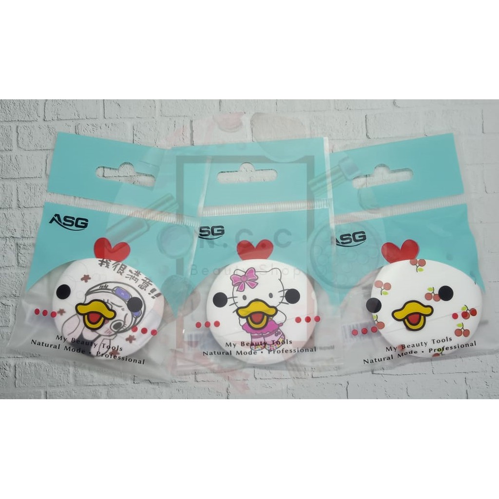 ^ KYRA ^ ASG Spon Make Up Karakter Cushion - Satuan (Segi / Bulat)