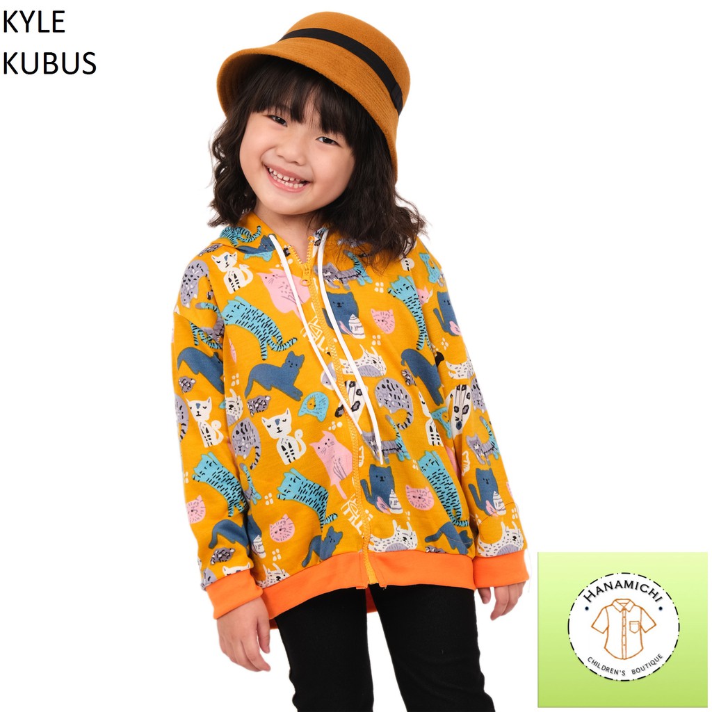 Hanamichi KYLE Hoodie Anak Lengan Panjang Full Print