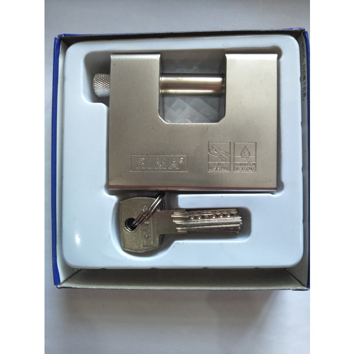 Gembok Panzer Rima 84Mm-Gembok Anti Gunting Anti Cairan Anti Duplikat