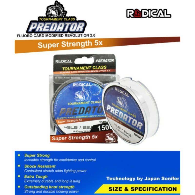 SENAR PANCING RADICAL PREDATOR EXTRA KUAT