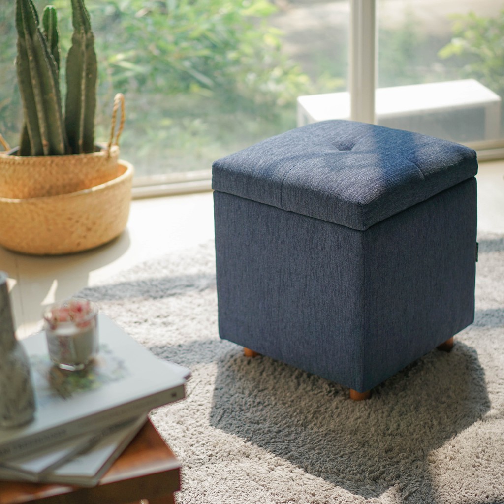 (NEW LAUNCH) Kamico Hikawa Stool Sofa | Stool Storage | Kotak Penyimpanan Serbaguna | Storage Box