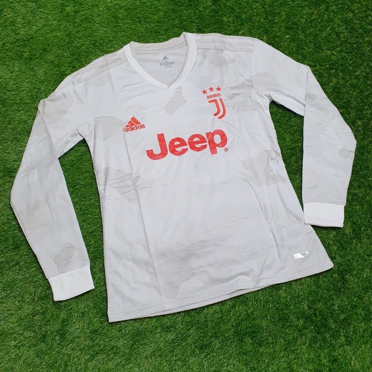 Jersey Bola JUVENTUS AWAY LONG SLEEVE LS 2019/2020 Grade Ori