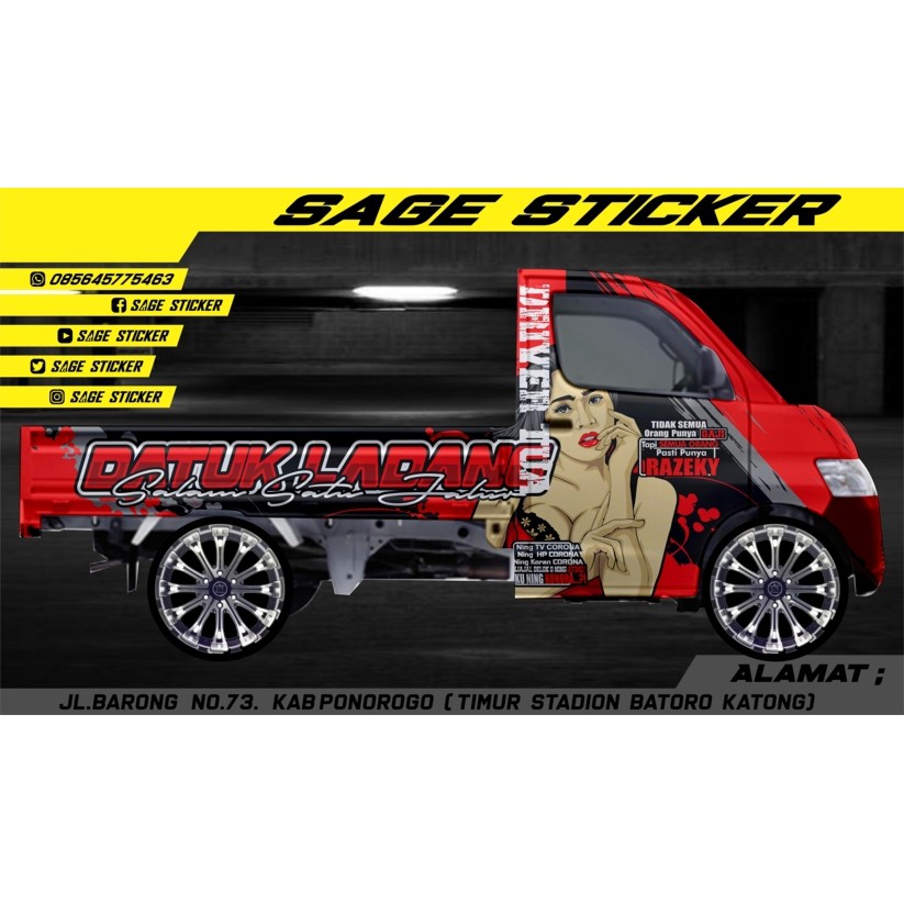 decal mobil pick up GRANDMAX