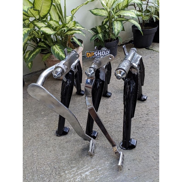 Jagrak standar tengah scorpio original pnp honda set pedal cristal tune blitz