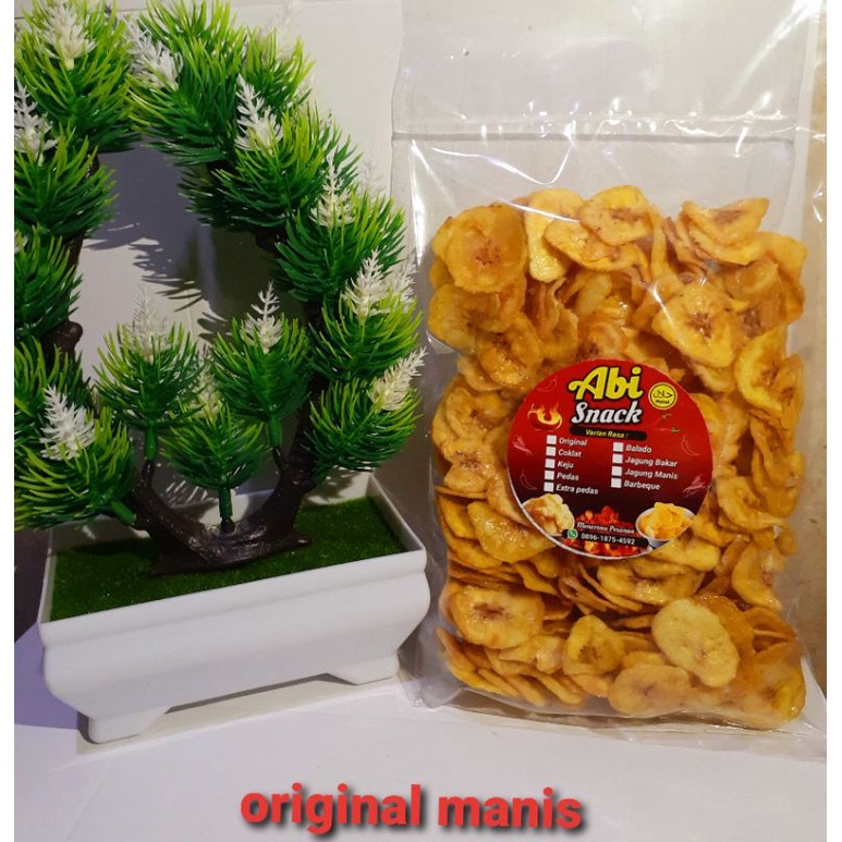 

Kripik Pisang Original Manis