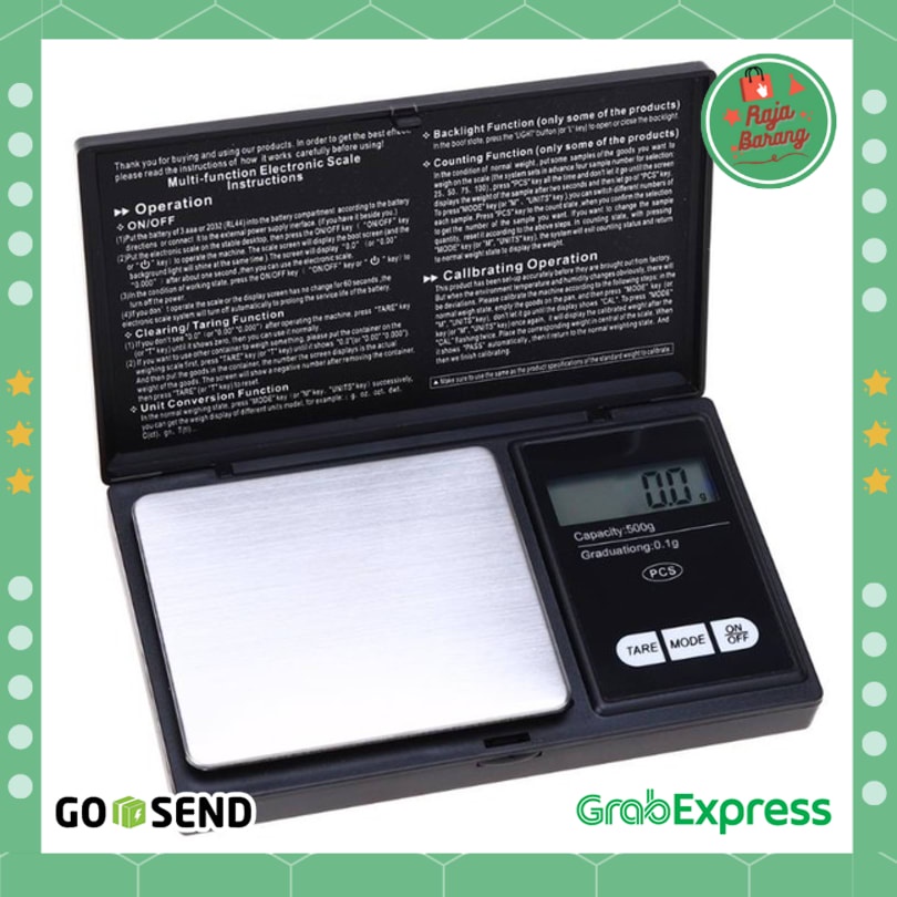 Timbangan Emas Mini Digital 500g - 0.01g