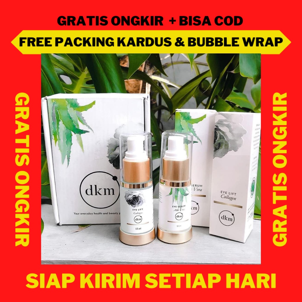 Cream Penghilang Mata Panda Ampuh dan Kerutan DKM Eye Serum Eye Lift, Cream Penghilang Kantung Mata 