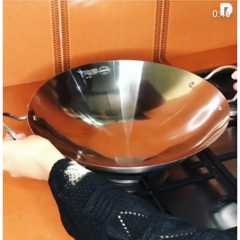 Wajan Golden Flying Fish 40cm