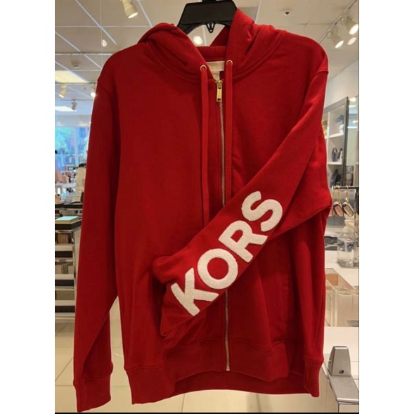 MICHAEL KORS HOODIE JACKET RED