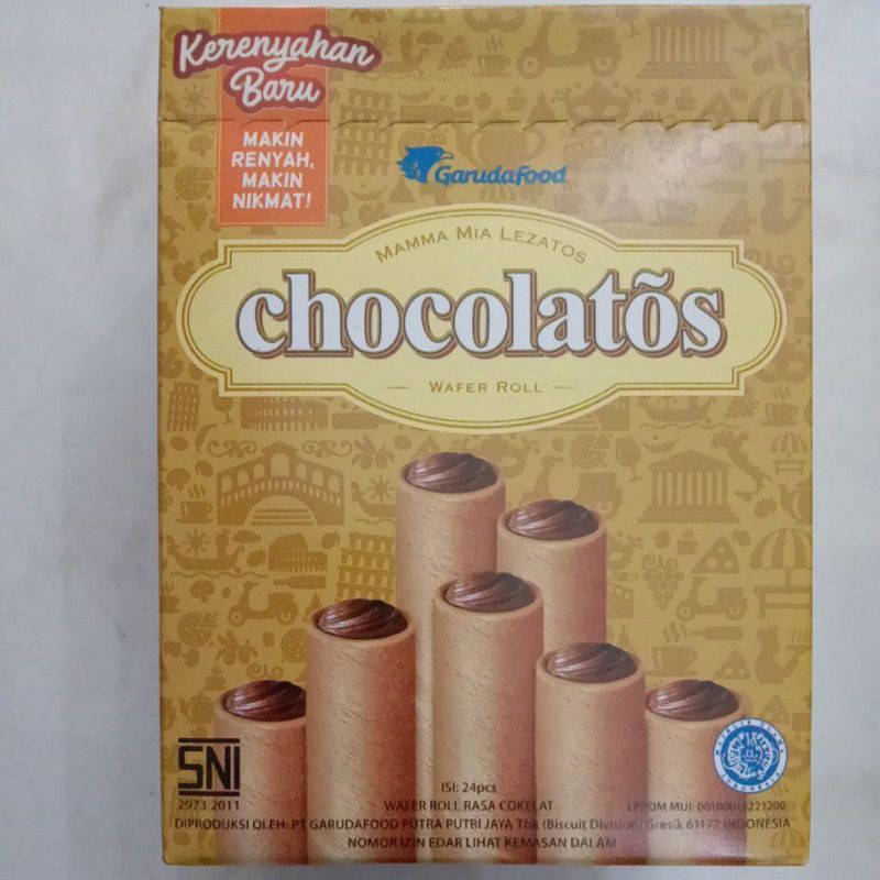 

Chocolatos waferroll/Astor chocolatos isi 24pcs