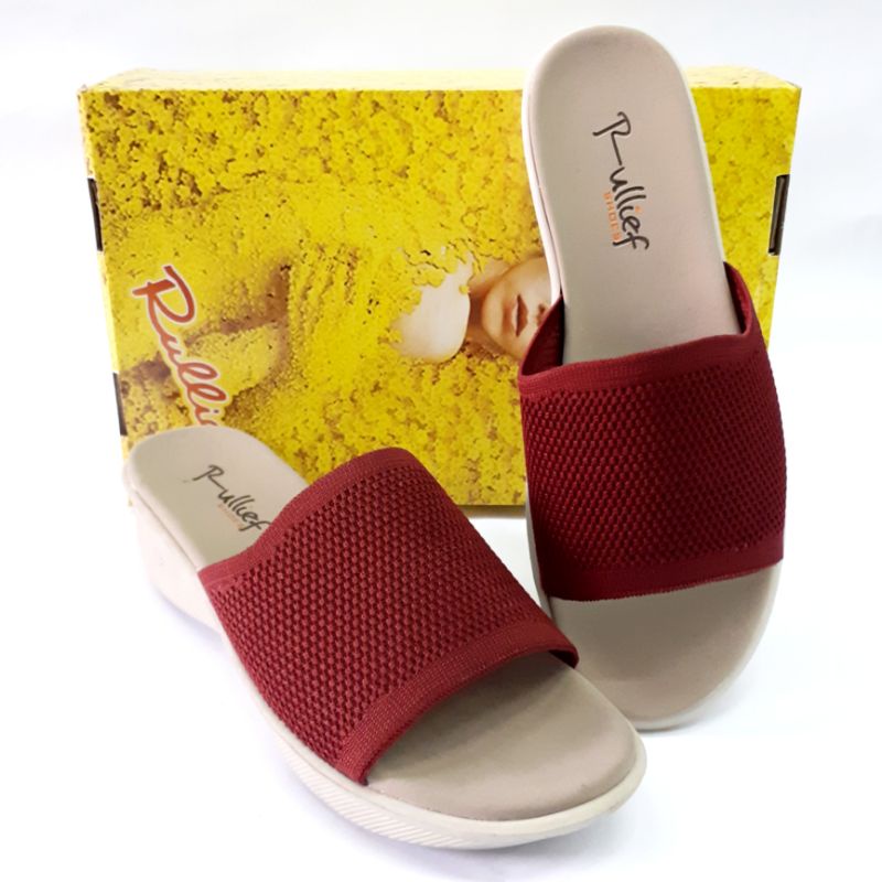 SANDAL WANITA RELIEF - SANDAL CASUAL TRENDY - RULLIEF FKB 966