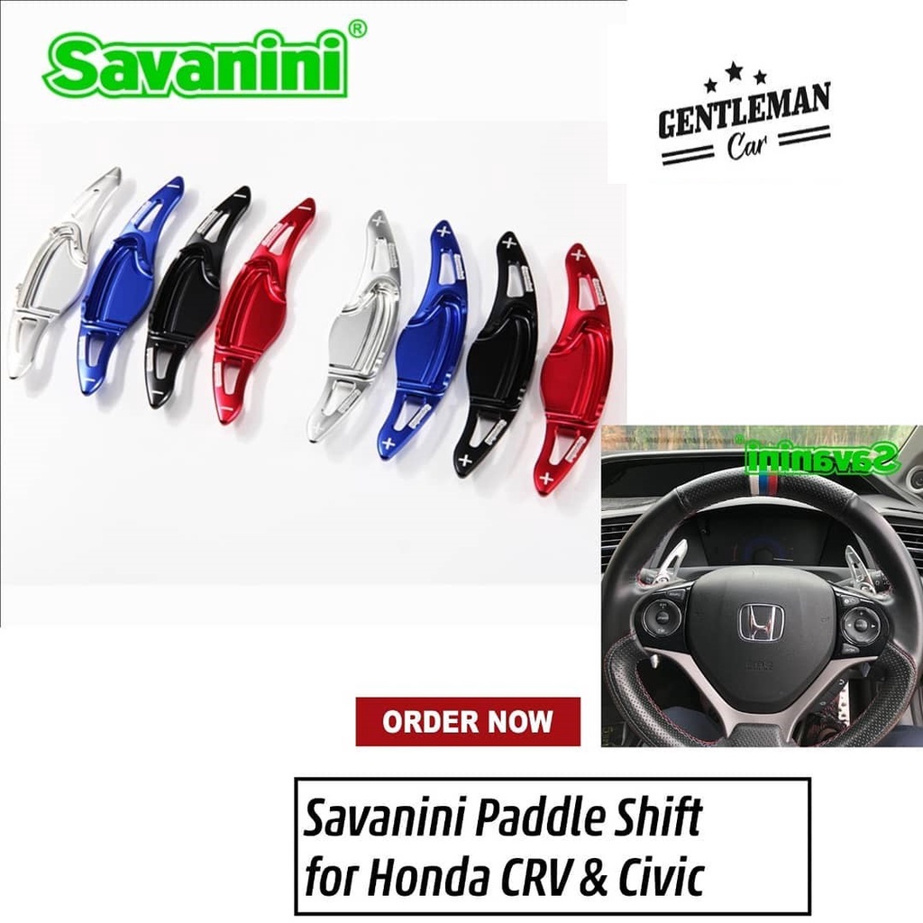 Savanini Paddle Shift Honda CRV 2013 - 2016 &amp; Civic FB 2012 - 2015