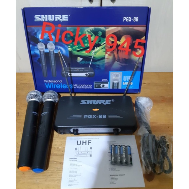 Mic wireless shure PGX 88