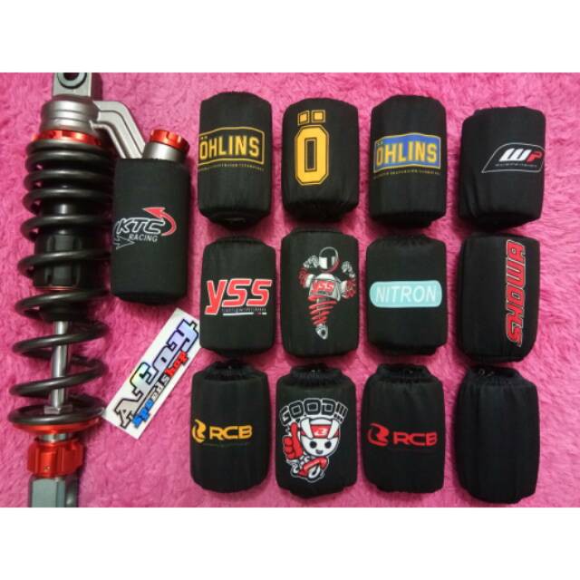 Sarung Shockbreaker Pelindung Tabung Sepeda Motor Universal Bahan Anti Air Sarung tabung shock Belakang atas bawah kwalitas grade A premium