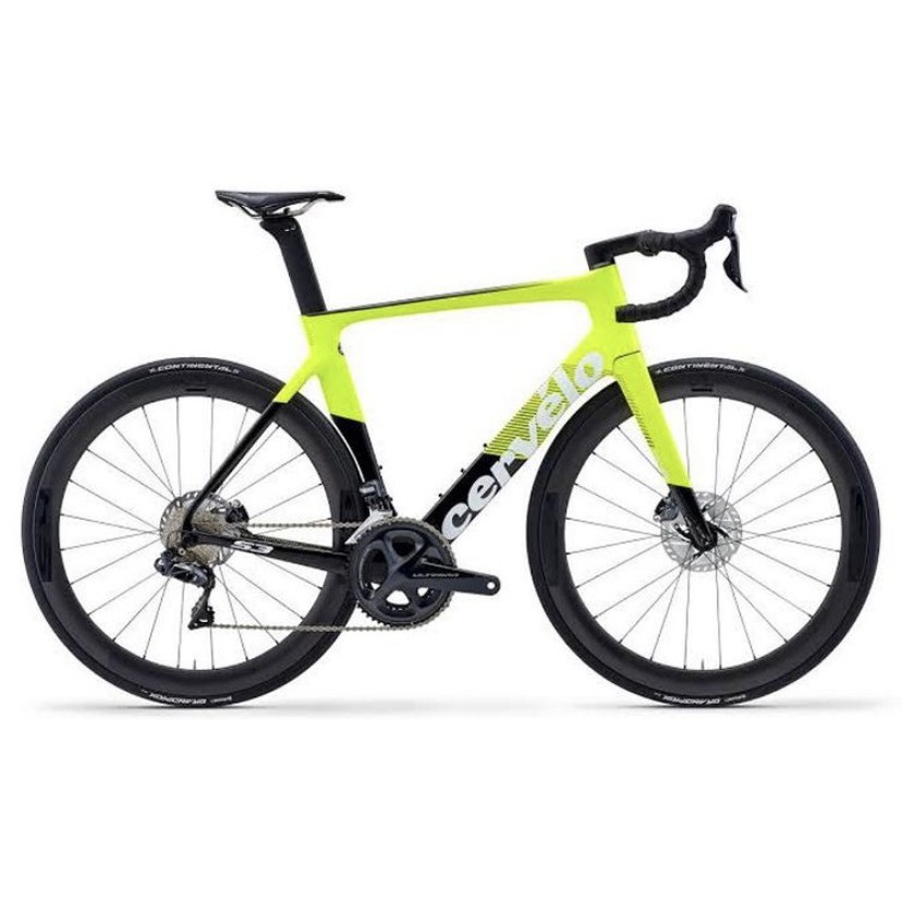 Roadbike Cervelo S3 Ultegra Di2 Yellow Fluoro & Black Red