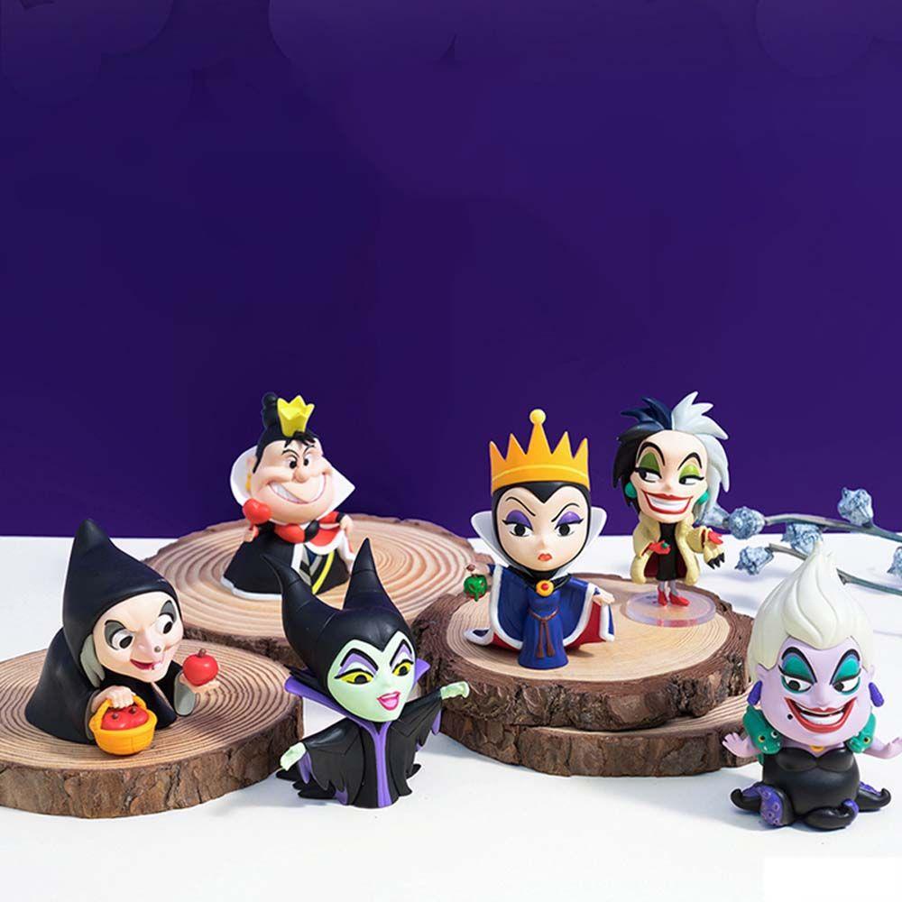 Lanfy Villains Series Action Figure Mainan Anak Patung PVC Penyihir Jelek Miniatur Evil Queen Model Mainan Maleficent Ursula Anime Figurine