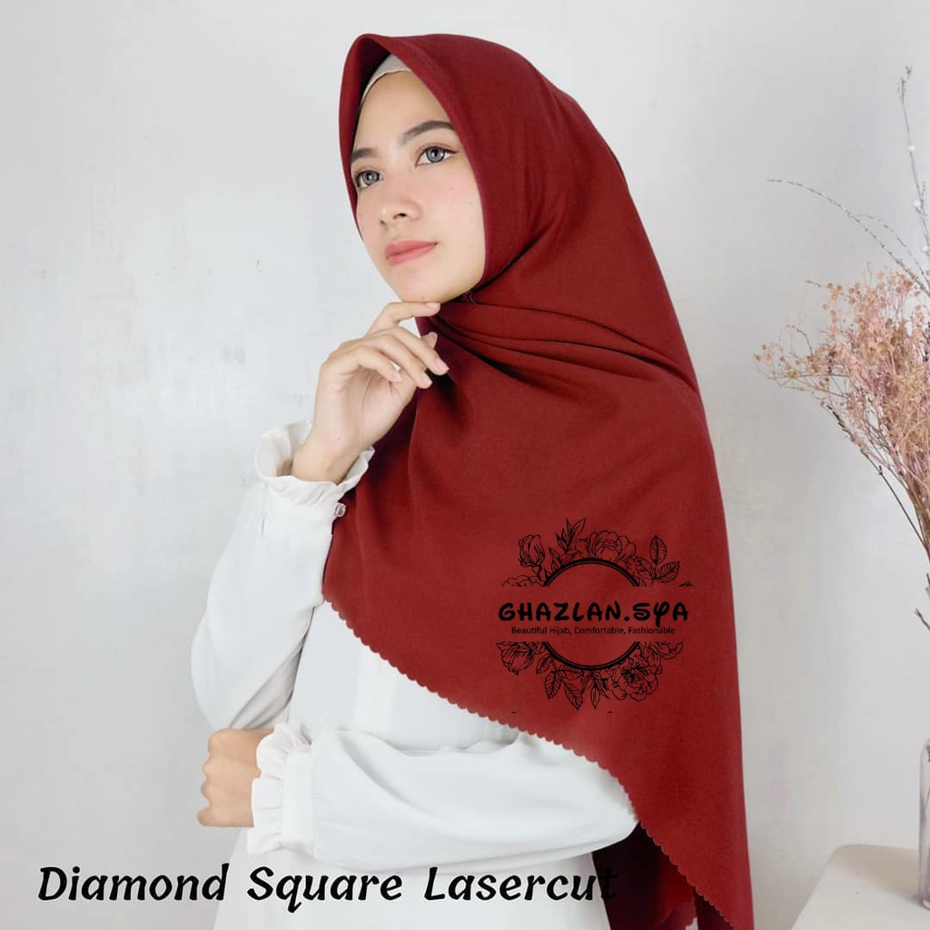 HIJAB LASERCUT SYAR'I 115 X 115 CM