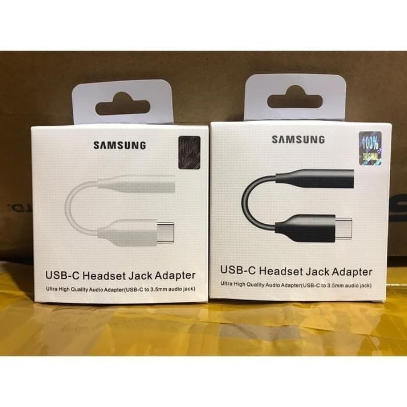 Samsung A33 A53 A73 Converter Audio Type C Headset Jack Adaptor Type C 3.5mm Original Samsung Suport