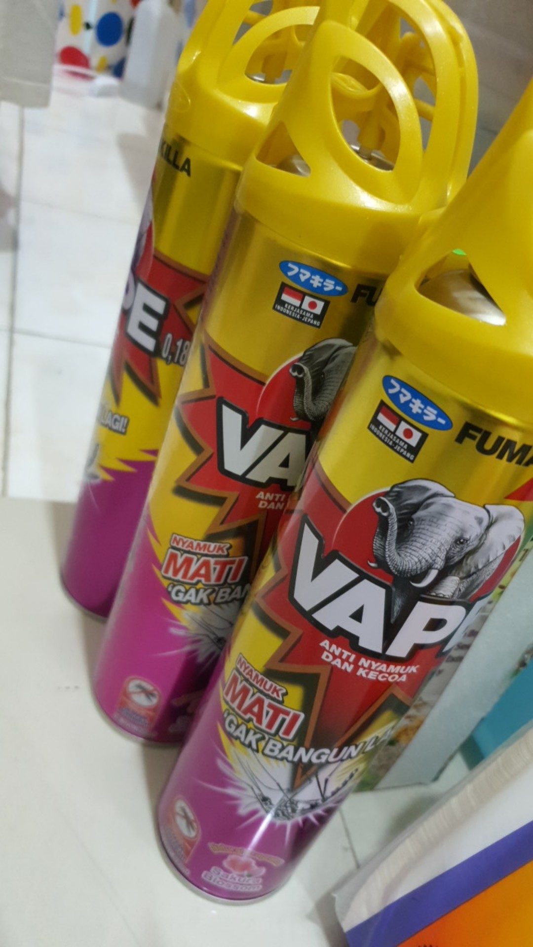 Vape Plus Obat Nyamuk Spray Fumakilla Orange/sakura Bloosom 500ml