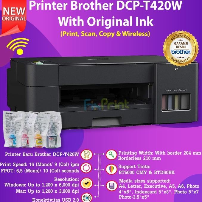 

Printer Brother DCP-T420W DCP T420W WiFi Wireless Print-Scan-Copy