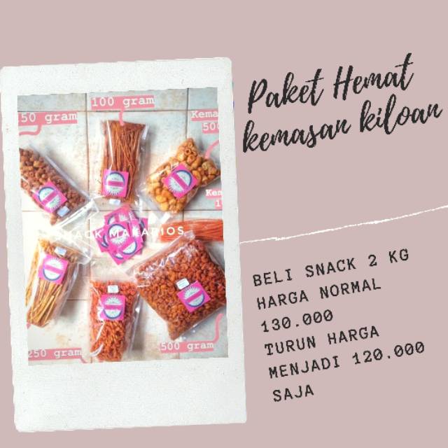 

PAKET HEMAT 10.000 nih sis kalian bebas pilih snack dan rasa yaa tulis di catatan