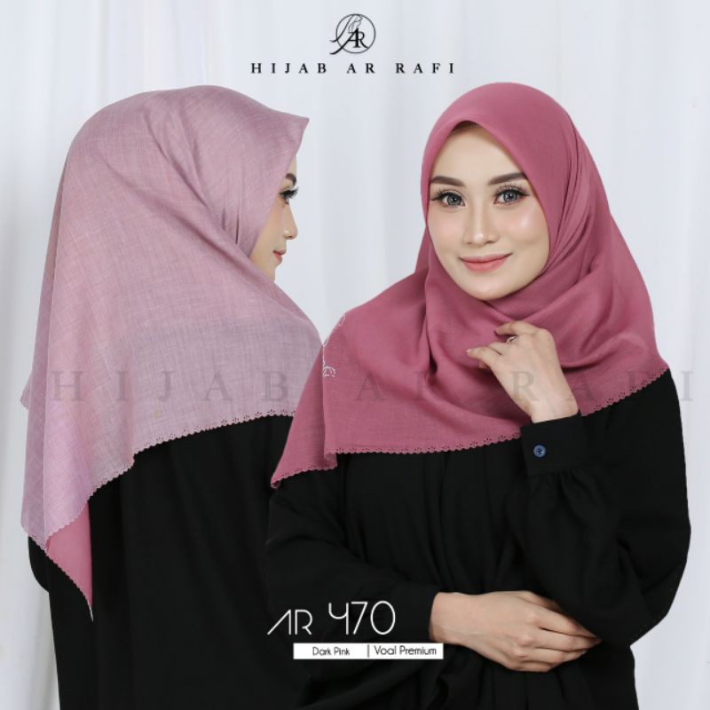Hijab Arrafi AR 470 segi empat bobal