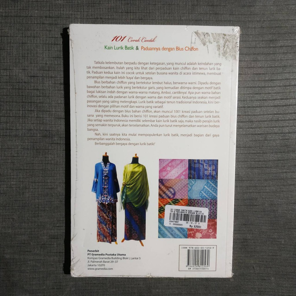 Buku 101 Corak Cantik Kain Lurik Batik Paduannya Dengan Blus Chiffon Shopee Indonesia