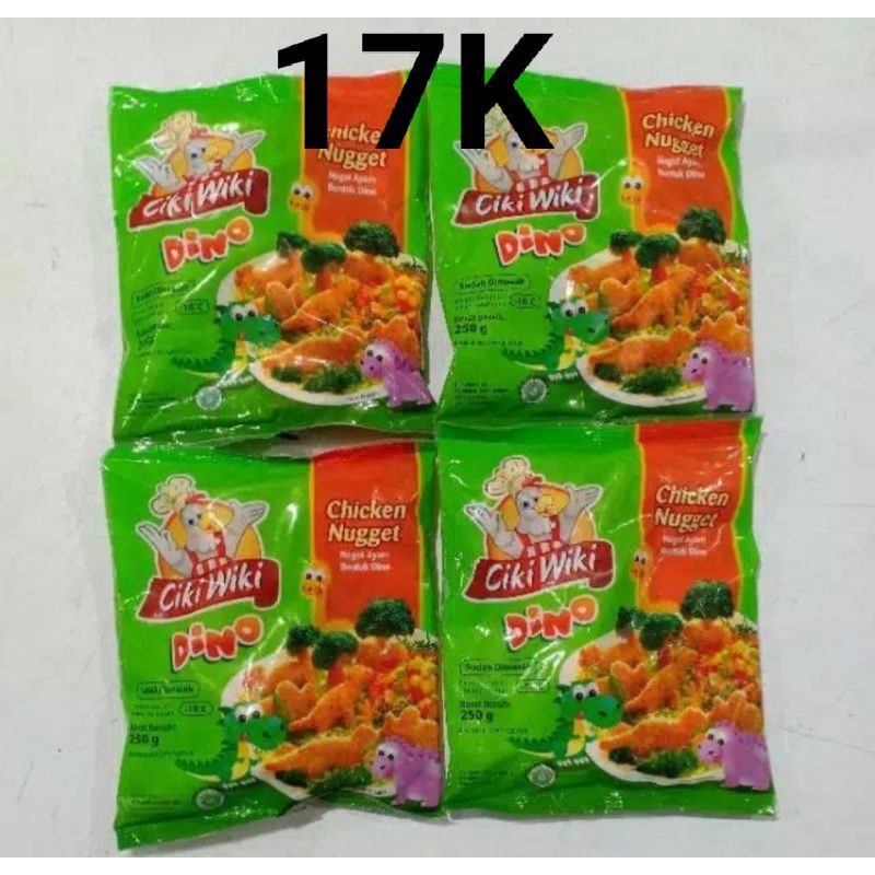 

nugget ayam Dino cikiwiki 250g