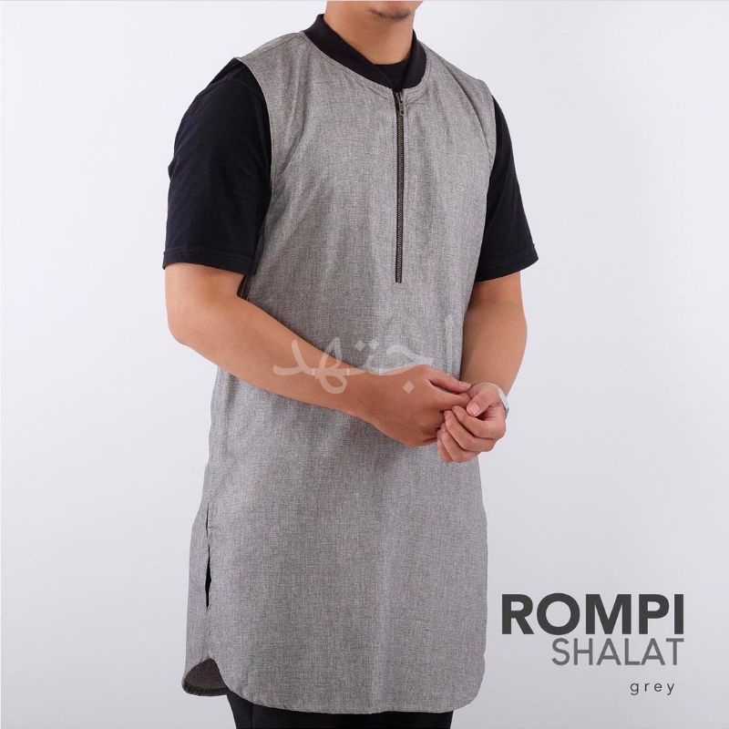 (FREE PARFUM)ROMPI sholat اجتهد bahan katun madinah FODU