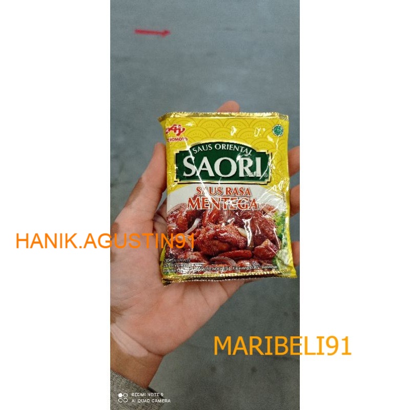 

SAORI Saus Mentega Sachet 26 ml isi 4 Sachet maribeli91
