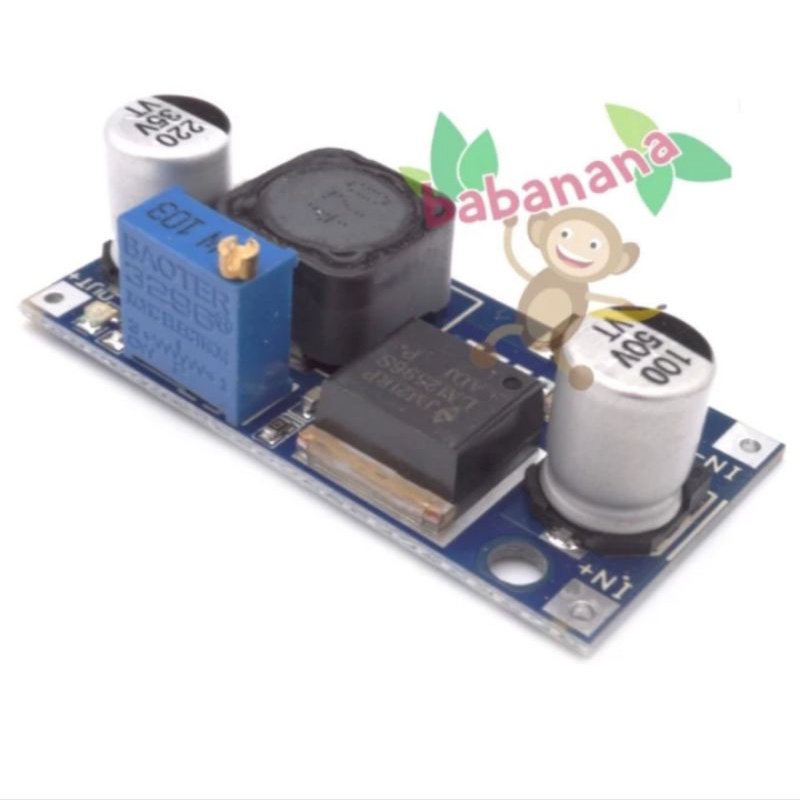 Adjustable module DC step down 3A in 3-40V out 1.5-35V LM2596