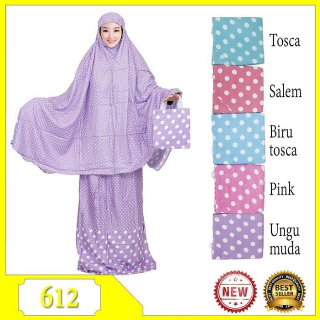 Mukena bali polkadot mukena baliotif polka mukena bali polkadot bahan adem harha auper murah