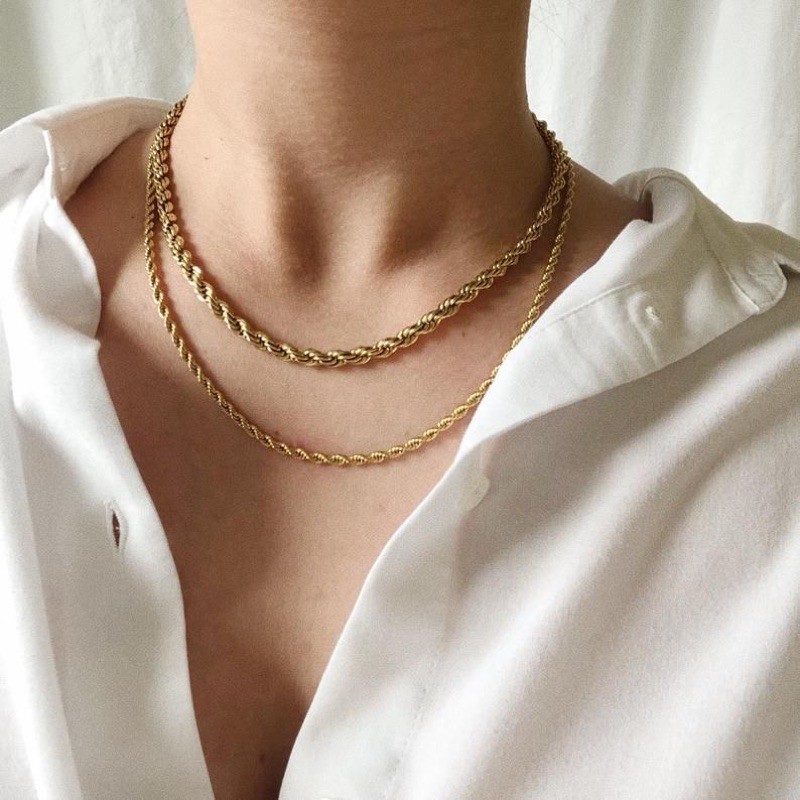 Ark.co - KALUNG Marais necklace (per 1 pc) gold rope rantai statement