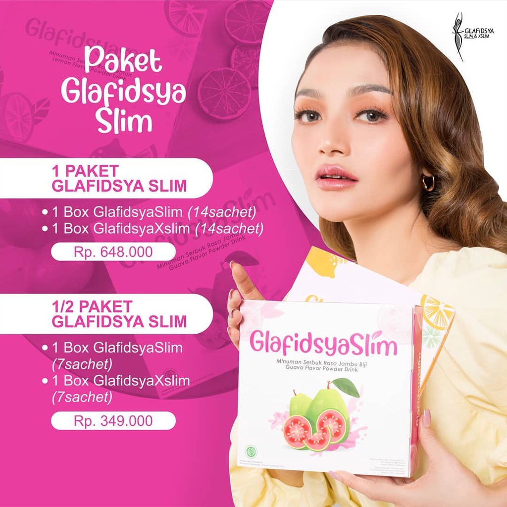 Glafidsya Slim | Free Gift | Glafidsya Xslim Pelangsing ORIGINAL, COD, ECER